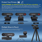 Webcam No Mic With Privacy Cover  Usb Web Cam For Computer And Laptop