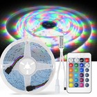 16ft 12v 300 Led Strip Light 3528 5050 5630 Smd Rgb Ribbon Tape Waterproof Lamp