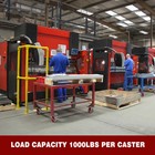 Heavy Duty Caster Set Wheels Fits For All Swivel   Brake Casters