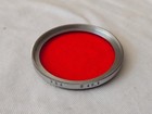 Zeiss Ikon 40 5mm  354 R 8x  Red Chrome Screw-in Filter For Nikon Contax Rf Lens