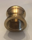 New Unfinished Brass Neck Coupling 1 8f X 1 4f  3 8  X 1 2  Lamp Pipe  Lamp Part