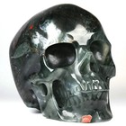 5 0  African Bloodstone Carved Crystal Skull  Super Realistic  Crystal Healing