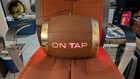 Vintage Schaefer Beer Barrel Hanging  Lighted  Working Clock