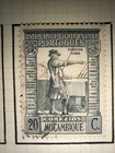 Mozambique 1938 Definitive Album Page Portuguese Colony High Values Used Stamps