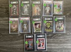 25 Card Pack Baseball Football Basketball 5 Auto jersey  Graded  See Description