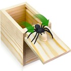 Wooden Surprise Spider Prank Box   handcrafted Spider In A Box For Kids Standard