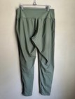 Adidas Olive Green Joggers With Dark Green Side Stripes
