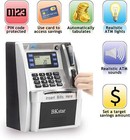 2024 Upgraded Real Money Kids Adult Atm Money Bank With Debit Card