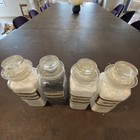 W t  Co  Whitall Tatum  maybe  Glass Apothecary Bottle Set Of4 1920s W  Stoppers