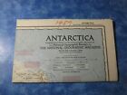 Vintage Large Antarctica Map National Geographic September 1957