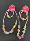 Wholesale 24pcs Children Kid Fun Bead Necklace Bracelet Jewelry 12set Party Gift