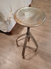 Vintage Industrial Stool Adjustable Machinist Tool Shop Chair Custom Made Beauty
