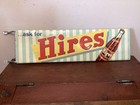  Vintage Hires Root Beer Door Push Sign 