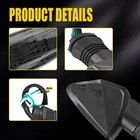 2x Front rear Turn Signal Lamp Indicator For Kawasaki Ninja 250r Zx-6r Smoked