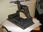 Antique Hubley Cast Iron Weiner Dog Boot Scraper Home Shoe Tool Door Doorstop