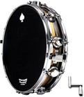 14 Inch Wood Snare Drum 10 Lug Alloy Wires Crisp Punchy Sound Drum Key