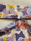 Vintage Cranston Butterfly Fabric  Cross Stitch Project Bag Medium Size