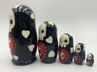 Made In Ukraine  4 7  Halloween  Nesting Doll  Hand Painted Doll 5pieces  Funny