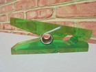 Vintage Green Lucite Acrylic Giant Clothespin Paper Clip Mid Century Modern Mcm