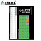 Marcool Rifle Scopes Sights Turret   Side Adjustment Scale Count Label Stickers