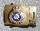 Vintage Obsolete Ontario Provincial Police Opp Uniform Solid Brass Belt Buckle