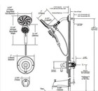Moen Brecklyn-6-spray Tub Shower Faucet W rainshower In Chrome 82611