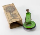 Vintage Tin Mechanical Chein Sparkler No  95 4th Of July Toy W  Org Box 1930s