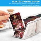 Tea Bag Organizer  Tea Bag Holder Box Storage Bin  Clear Tea Packet 1 Pack