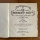 1917 Standard Atlas Of Montgomery County  Indiana   Plat Book Map United States