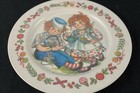 Vintage 1969 Oneida Raggedy Ann   Andy Melamine Child s 3-piece Dinnerware Set
