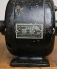 Antique Gillespie Alternating Electric Motor Fan Base Tool Pancake Industrial
