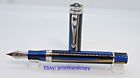 Brand New Montegrappa Ducale Mare Fountain Pen Silver Trim 