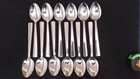 6 Heavy Table Spoons Stainless Steel 7  Long By3 4 Inch Wide Great Quality Hhh