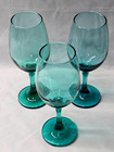Libbey Glass Teardrop Juniper 8  Wine Stem Glass - Set Of 3 - Free Shipping