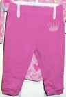 Quiltex Princess 3 Pc Baby Girls Outfit Size 3-6 Months  New