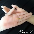 Us Stock Silicone Female Hand Model Bent Mannequin Lifelike Jewelry Display