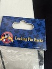 Disney Parks Authentic Metal Locking Pin Backs  Set Of 10   Key  New   Sealed