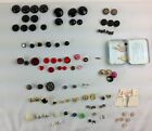 Vintage Buttons Mixed Lot Crafts Organized Mix Two Owners Mixed Lot