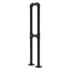29 53 In U-shaped Handrail Thicken Circular Tube For Garden  Yard  Deck  Garage