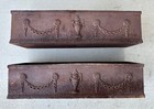 19th Century French Louis Seize Cast Iron Rectangular Planters - Set Of 2