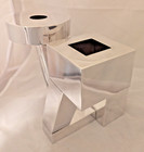 Stunning Marco Zanini Pampaloni Italy Solid Sterling Silver Modern Vase 1532g