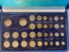 1966 Royal Thai Mint Coin Set 32 Coins - Includes 4 Silver 1   20 Bhat Coins