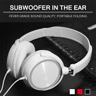 Hd Sound Wired Headphones Over Ear Headset Bass Hifi Sound Music Stereo New