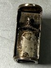 Antique Dutch Silver Miniature Baby In Cradle Figurine Crib Holland Netherlands