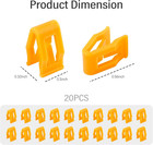 20pcs Car Clips For Center Console  Radio Dash Panel  Oem w714972-s300 Replaceme