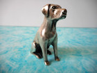 Vintage Kirk And Son Solid Sterling Labrador Figurine miniature  Rare