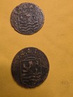 1755 And 1744 Dutch East India Trading Company Coins  the New York Penny 
