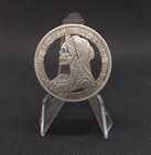 Hand Cut Hobo Coin Dollar Skull British Queen Victoria Englan Hobo Nickel