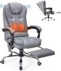 High Back Faux Leather Massage Office Chair Adjustable Heated Executive Chairs