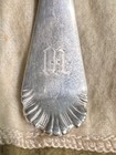 Antique Sterling Silver Spoon Set     6 Matching Spoons     131g         m    Monogram